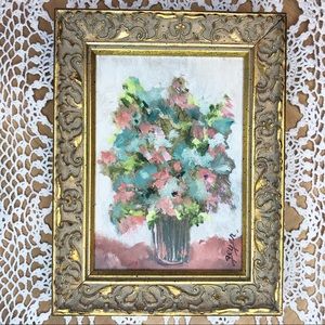 Small artist signed painting